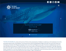 Tablet Screenshot of blueorchidresort.com